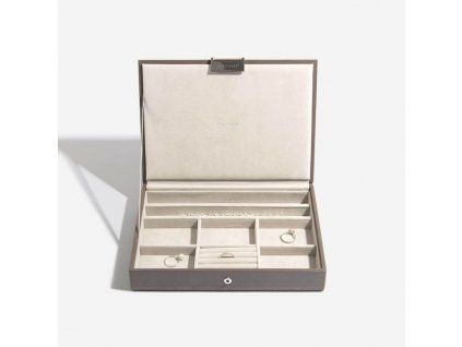 75587 4 sperkovnice stackers mink classic lid kavova