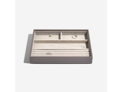 Box na šperky Stackers Mink Classic Ring & Braclets | kávová