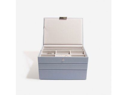 75608 sperkovnice 3 v 1 stackers dusky blue classic set modroseda