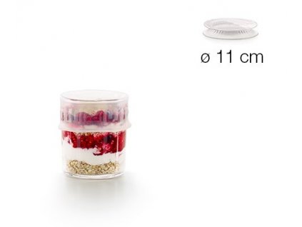 Silikonové víčko na potraviny a nádobí Lékué Kit Reusable flexible lids ø 11,5 cm