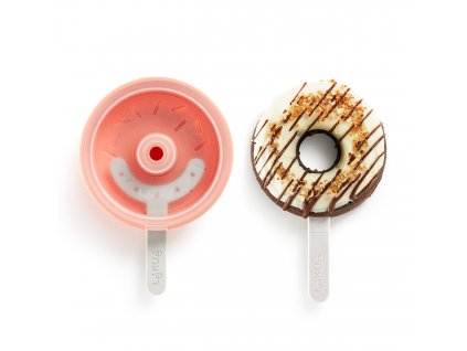 Silikonová forma na nanuky, zmrzlinu Lékué Stackable Popsicle Donut