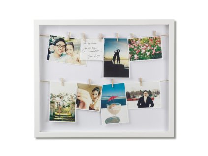 Fotorámeček Umbra Clothesline | bílý
