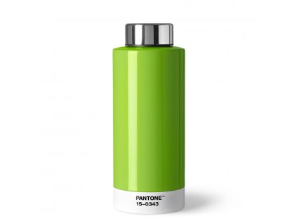 76508 nerezova lahev pantone steel green 15 0343 zelena