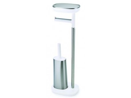 WC stojan Joseph Joseph Bathroom EasyStore | bílá/nerez 70519