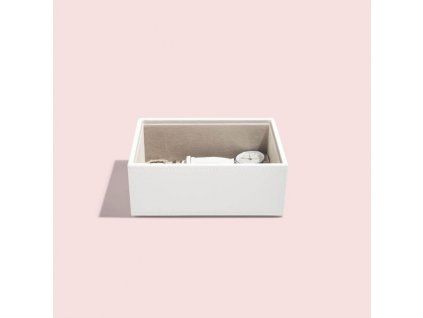 80087 box na sperky stackers white mini open bila