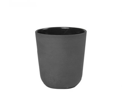 Porcelánový hrnek bez osuška Nudge 33 cl Liquorice | Černá