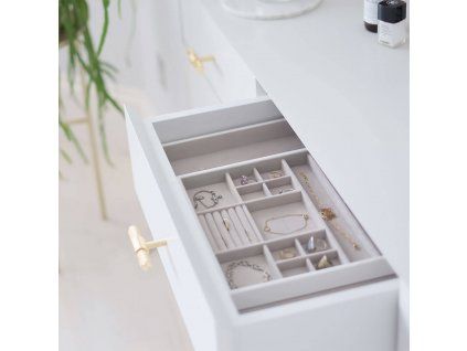 97814 vlozka do zasuvky na sperky stackers white medium slider bila