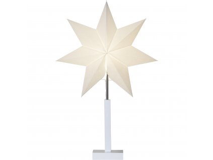 98960 stolni lampa hvezda star trading karo v 70cm bila