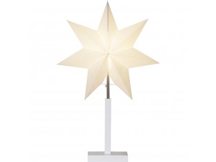 98975 stolni lampa hvezda star trading karo v 55cm bila