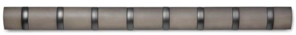 Umbra, Věšák na zeď FLIP 5 háčků | šedá, háčky cínový odstín Typ: 8 háčků