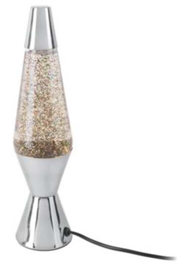 Leitmotiv, Stolní lampa Glitter | Stříbrný