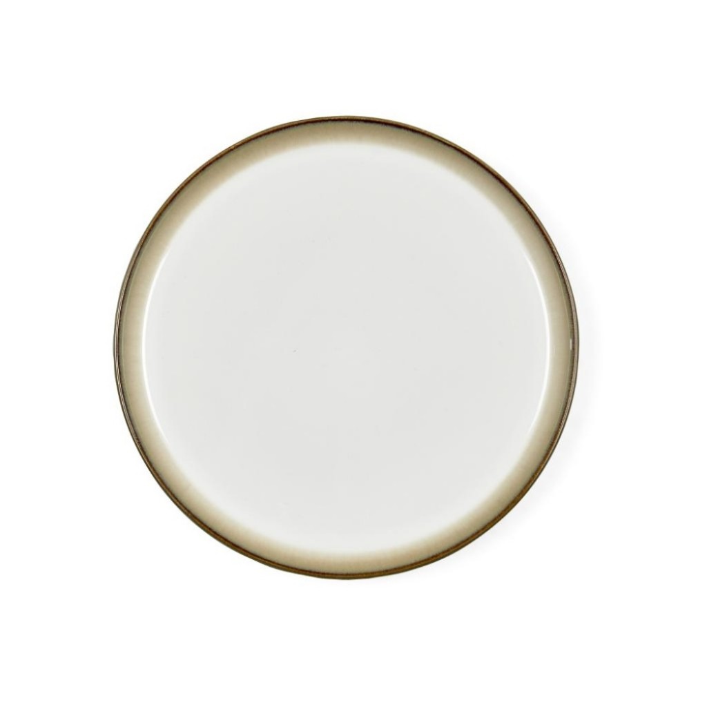 Bitz, Mělký talíř 27 cm Grey/Cream | krémová