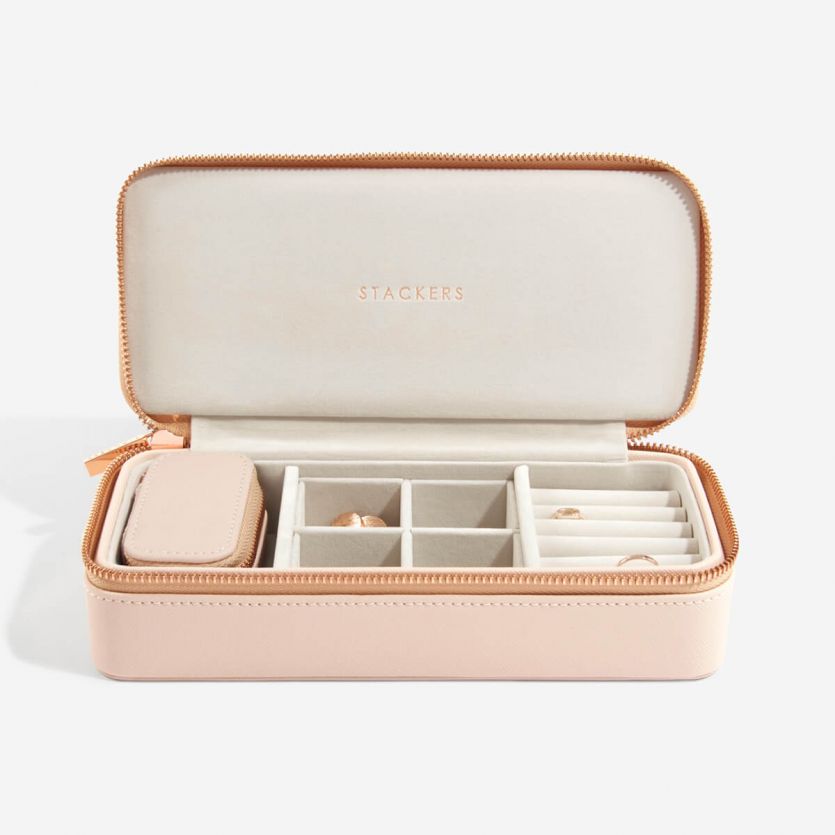 Stackers, Cestovní šperkovnice Travel Blush | Růžová