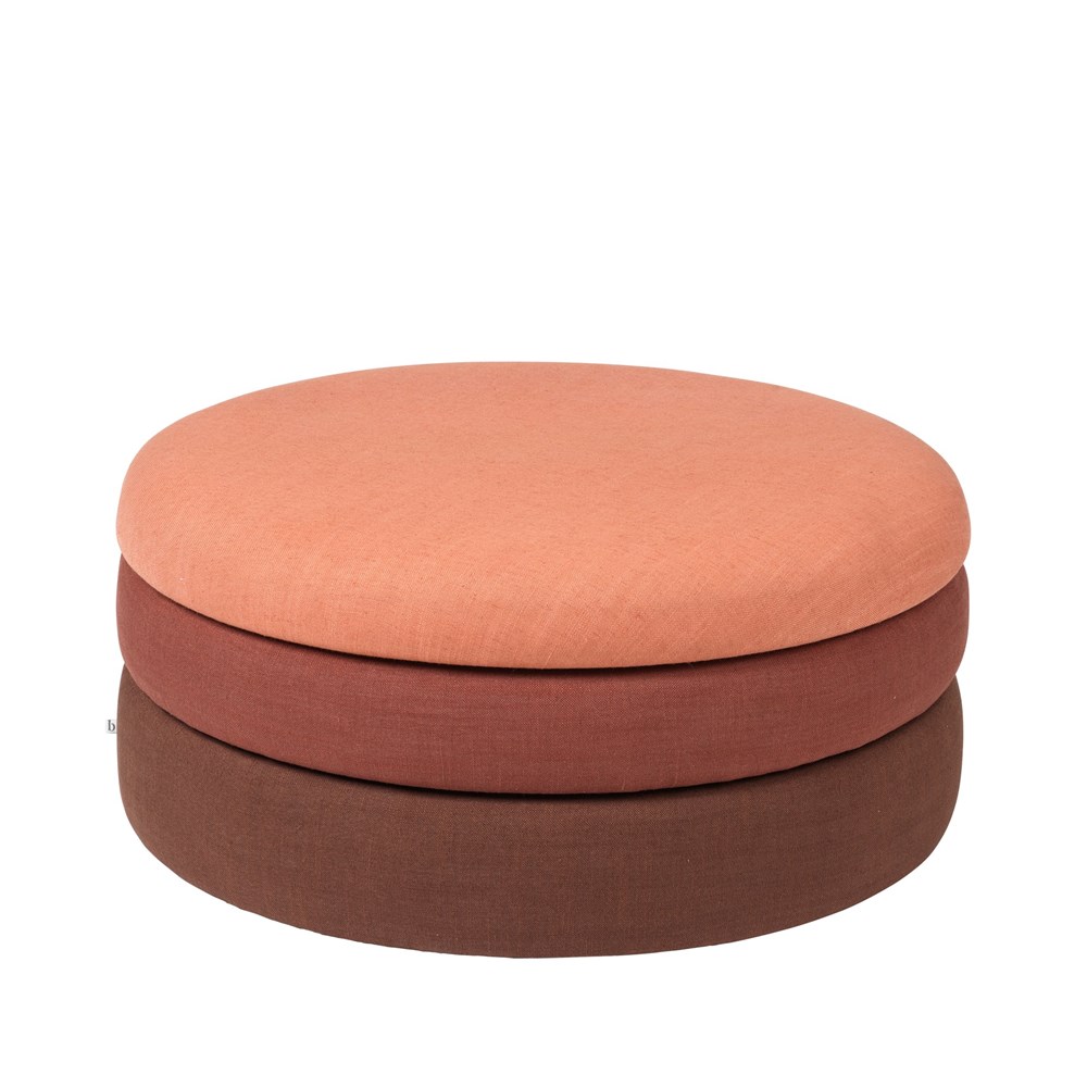 Broste Copenhagen, Pouf Pond 68x30 cm | hnědý