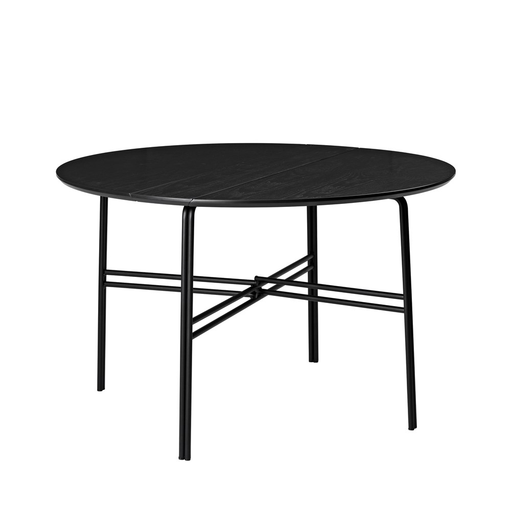 Broste Copenhagen, Skládací stolek Oda Ø 120 cm | černý
