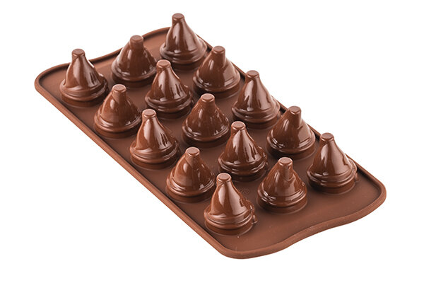 Silikonová forma na čokoládu Silikomart SCG56 MR & MRS BROWN