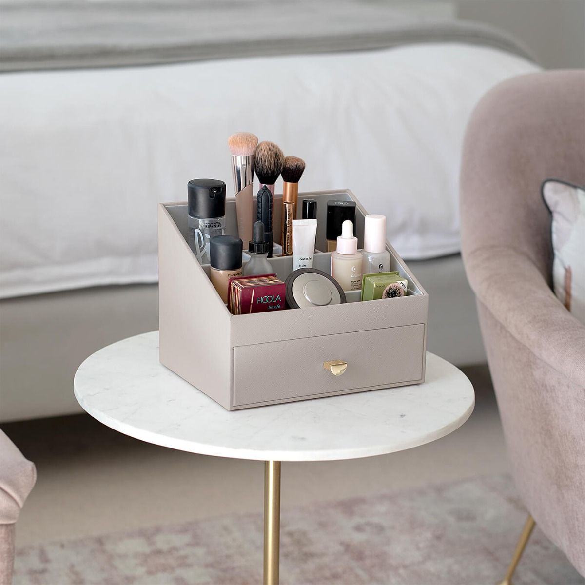 Organizer Stackers Taupe Makeup