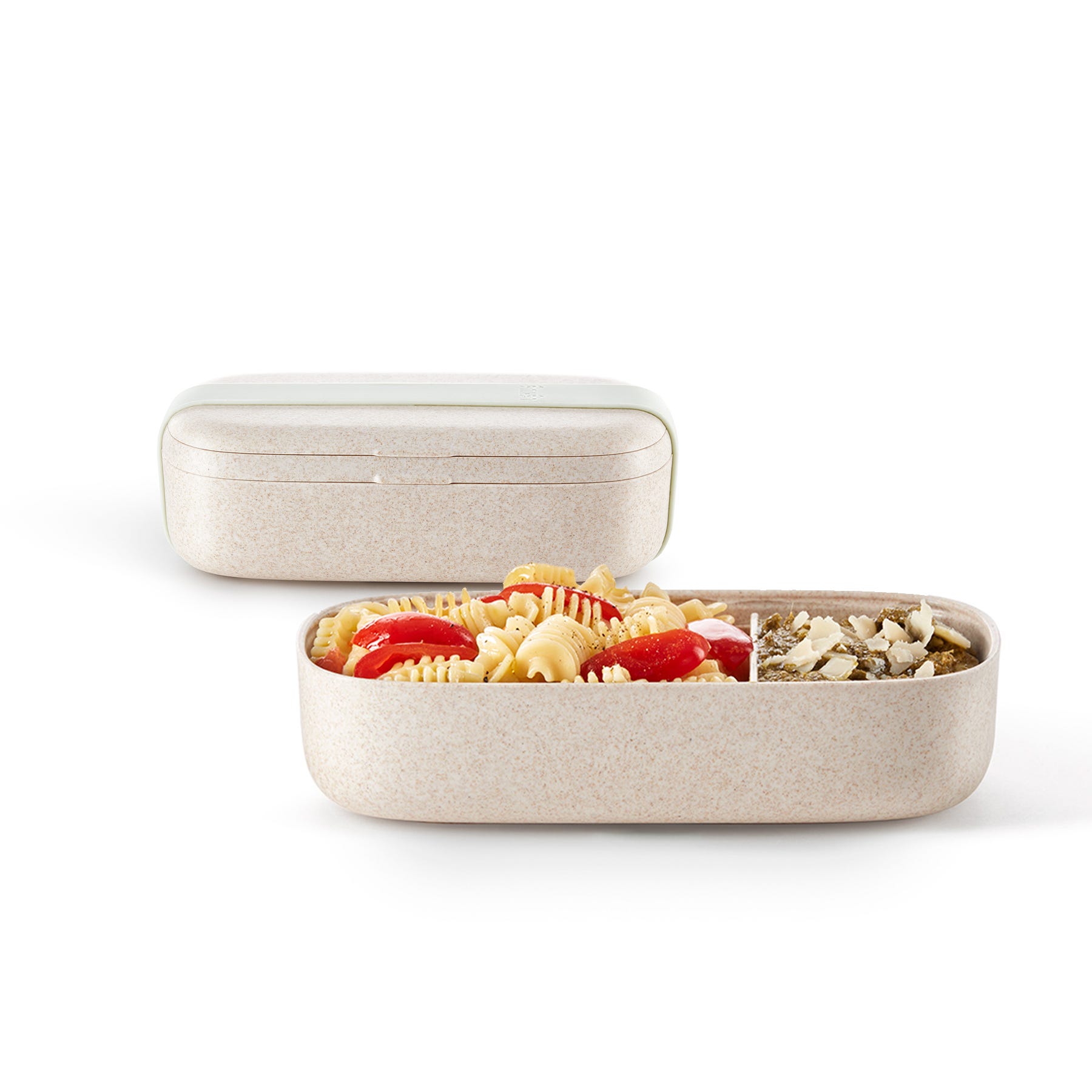 Svačinový box Lékué Single Lunchbox To Go Organic | krémová