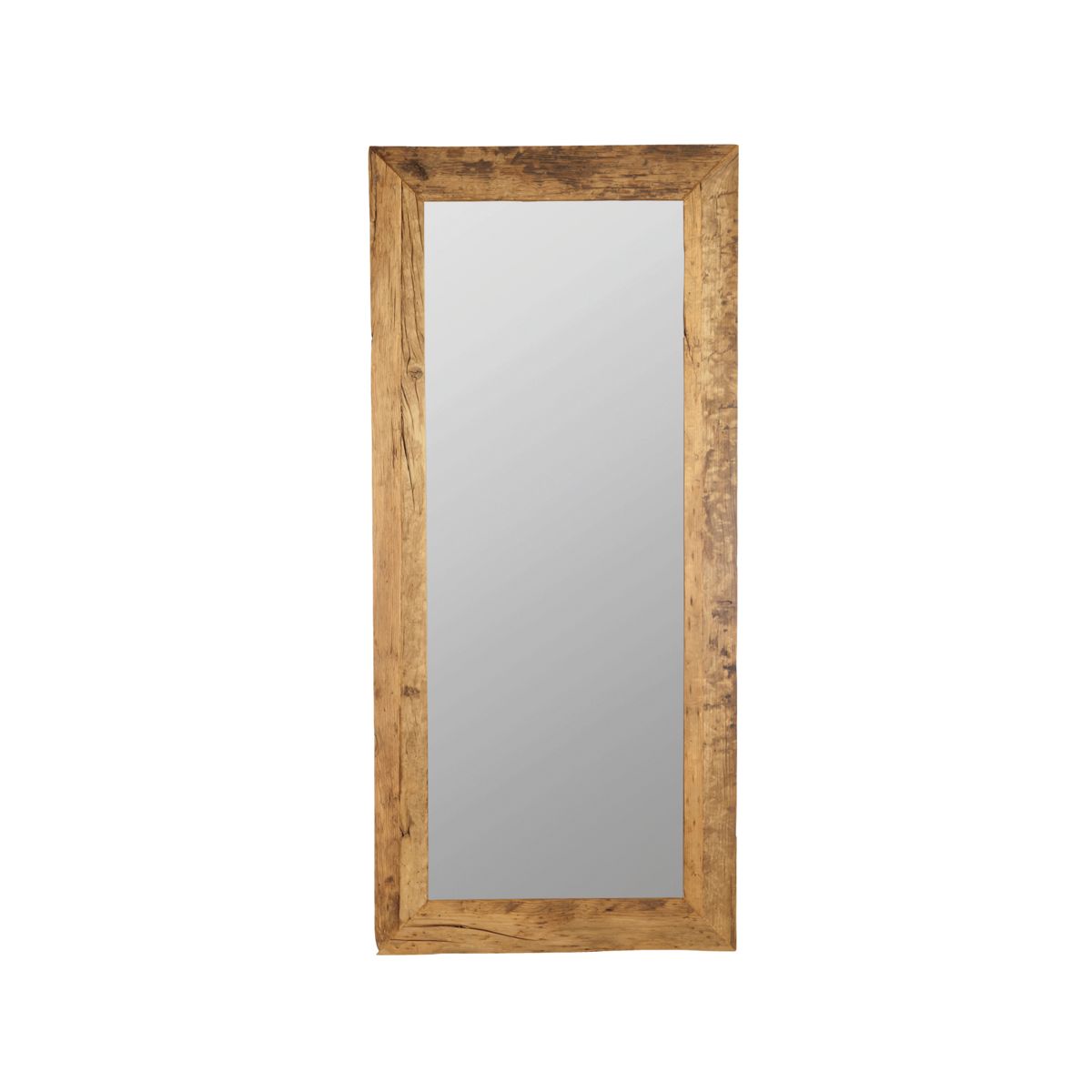 Zrcadlo se širokým rámem House Doctor Pure Nature, 95 x 210 cm | přírodní