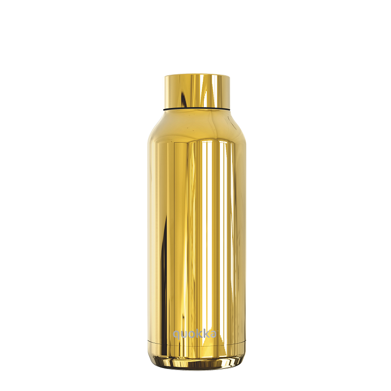 Quokka, Nerezová lahev Solid Sleek 510 ml | zlatá