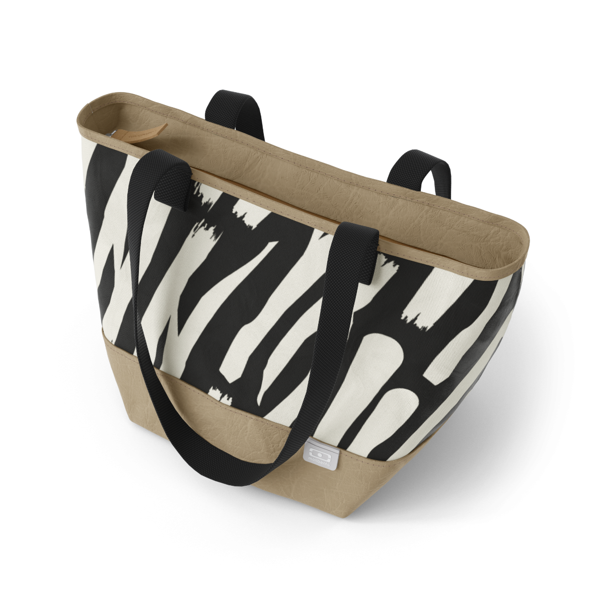 Termotaška MonBento Daily Graphic Zebra| černa, bílá