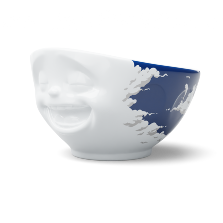 Porcelánová miska Tassen 58products | Mrkající, bílá - fialová
