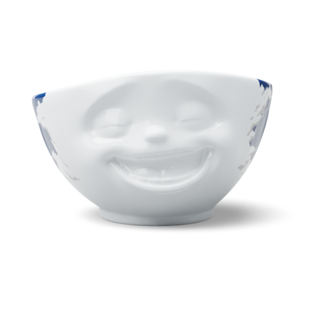 Porcelánová miska Tassen 58products | Mrkající, bílá - fialová