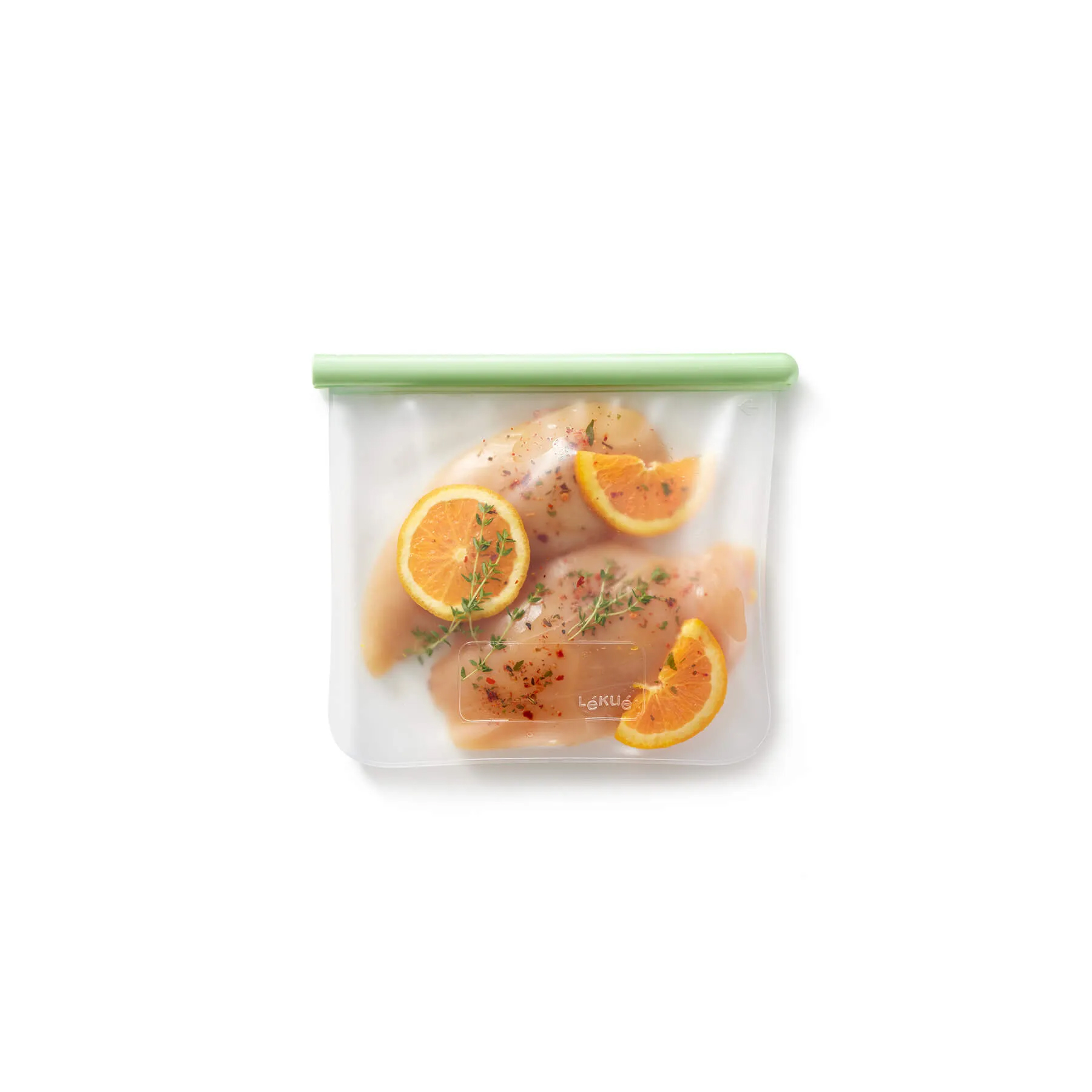 Fotografie Silikonový sáček na potraviny Lékué Flat Reusable bag M, 1000 ml