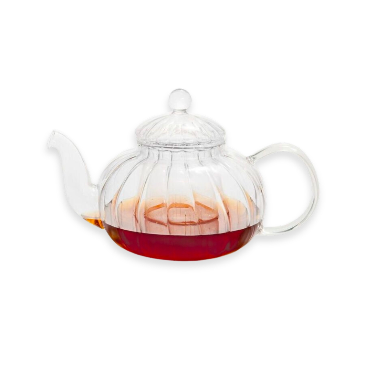 Andrea House, Skleněná konvice na čaj s filtrem Vintage, 1L | průhledná
