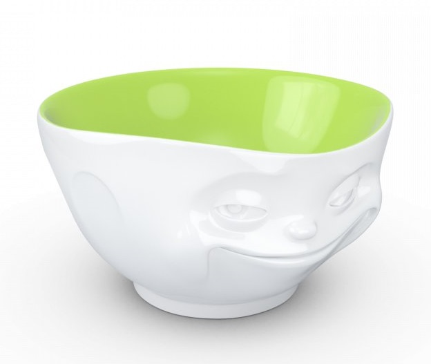 Porcelánová miska Tassen 58products | Smějící, pistáciová uvnitř