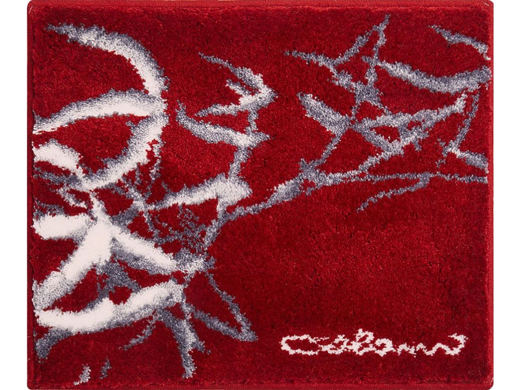 Koupelnová předložka GRUND Colani 23 007 červená Typ: 50x60 cm
