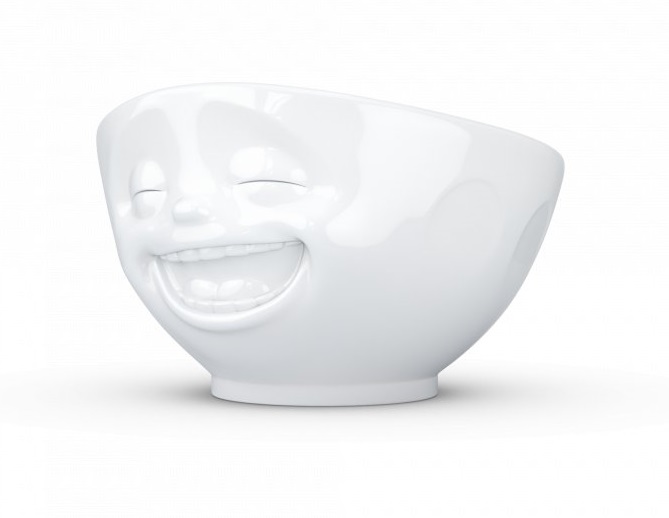 Porcelánová miska Tassen 58products | Vysmátá, bílá