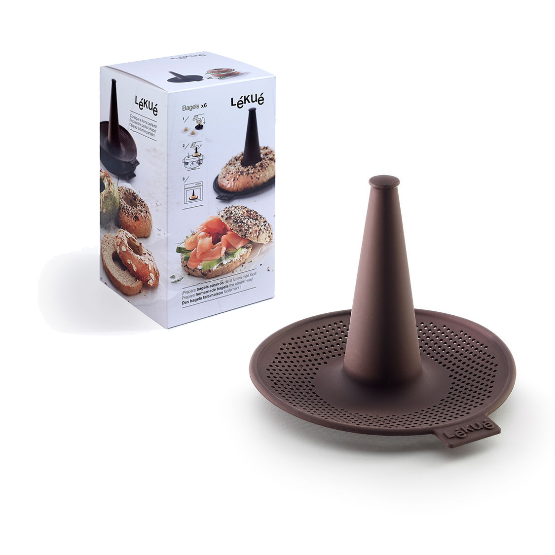 Formy na bagely Lékué Bagels Moulds 6ks