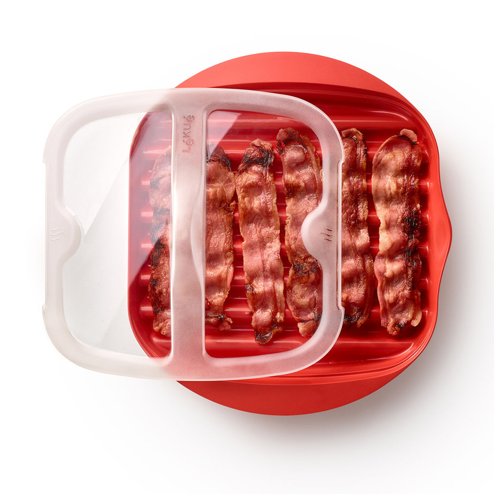 Fotografie Nádoba na přípravu křupavé slaniny Lékué Microwave Bacon Cooker