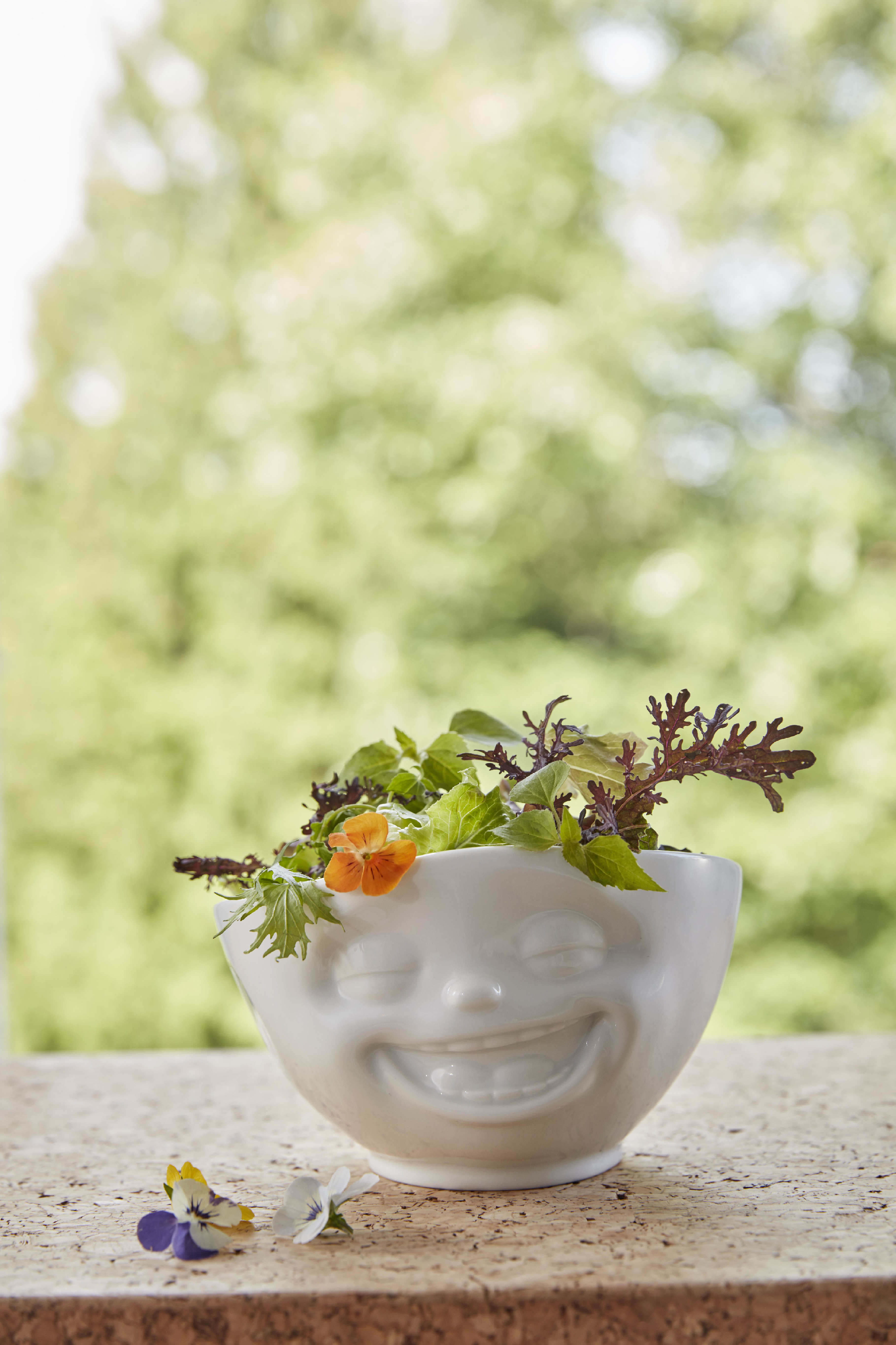 Porcelánová miska Tassen 58products | Výsmatá, purpurová uvnitř