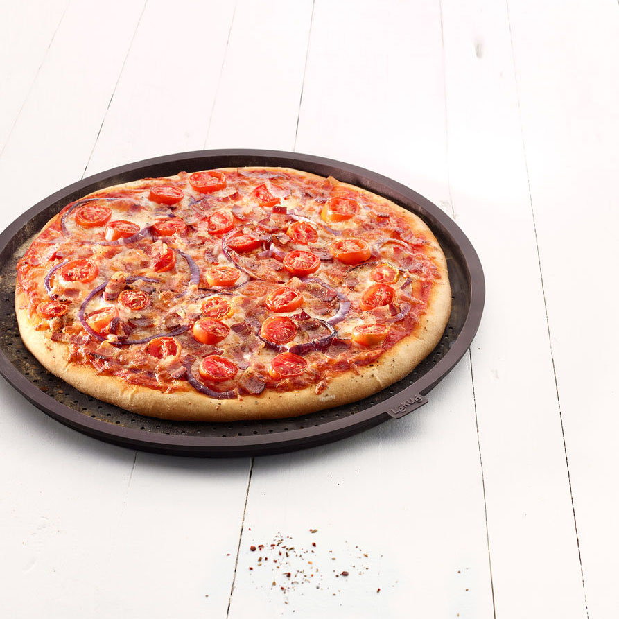 Kulatý silikonový pečicí plát na pizzu Lékué Round Pizza Mat 36 cm