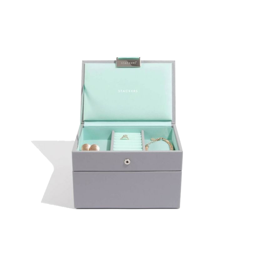 Šperkovnice Grey Mint Mini | tyrkysová