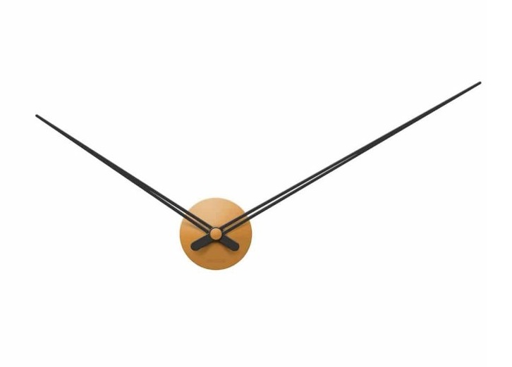 Nástěnné hodiny Karlsson LBT Sharp 90 cm | hnědé
