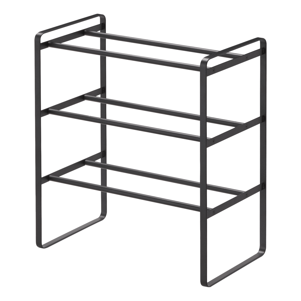 Nastavitelná police na boty Frame 7556 Shoe Rack 3| černá