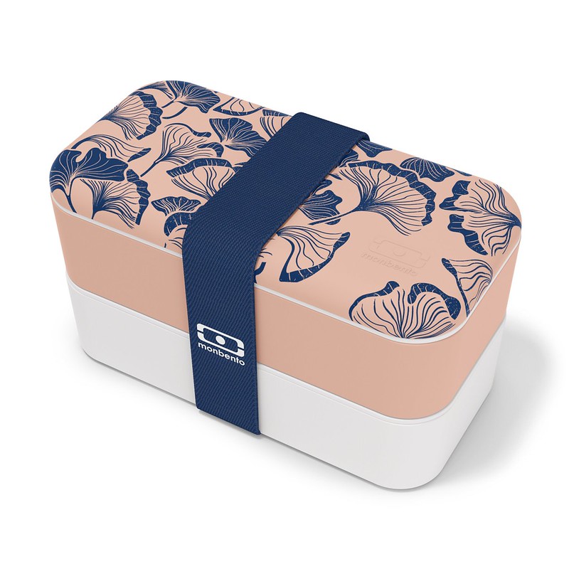 Svačinový bento box MonBento Original Graphic | Ginkgo