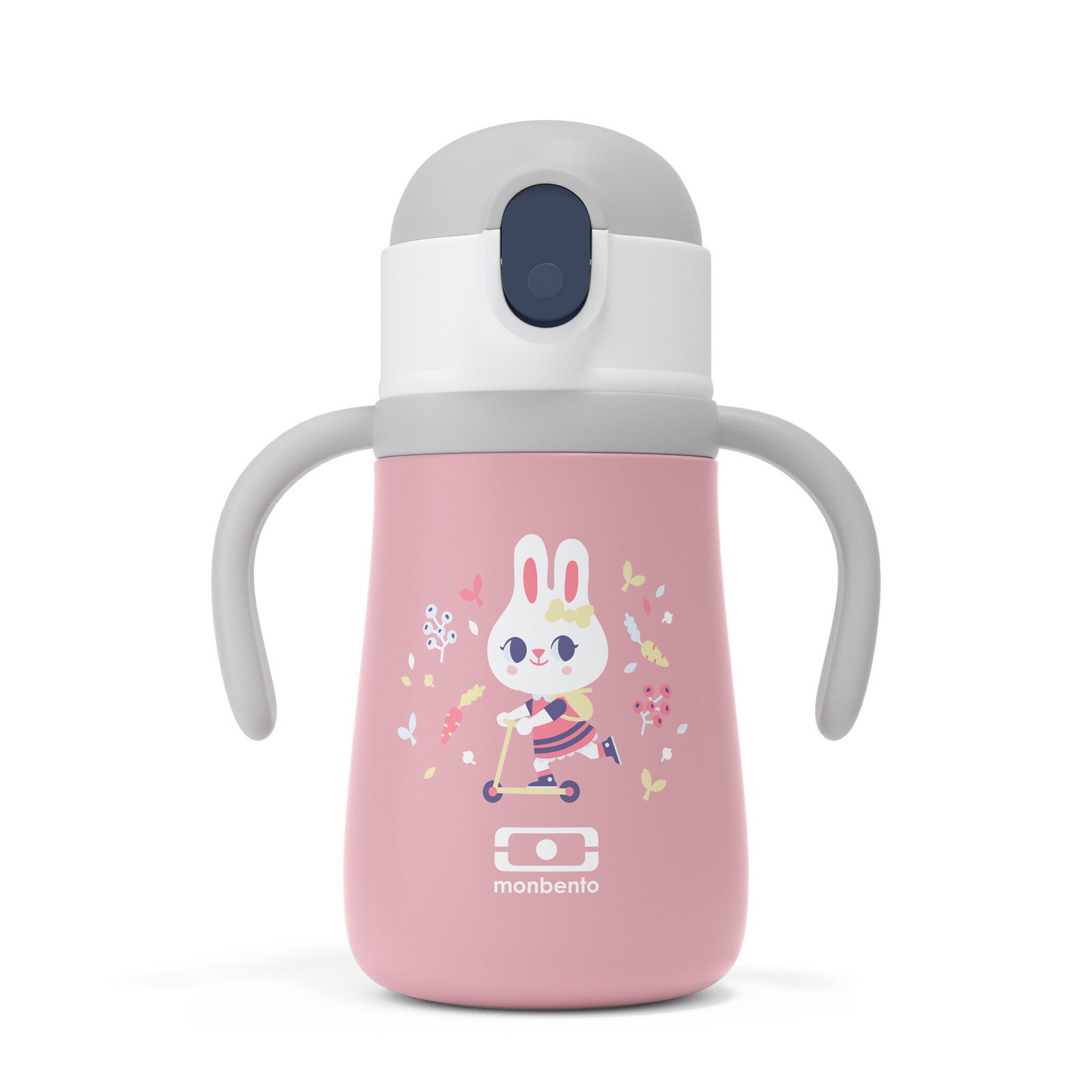 Dětský termohrnek MonBento Stram Rose Bunny | růžový