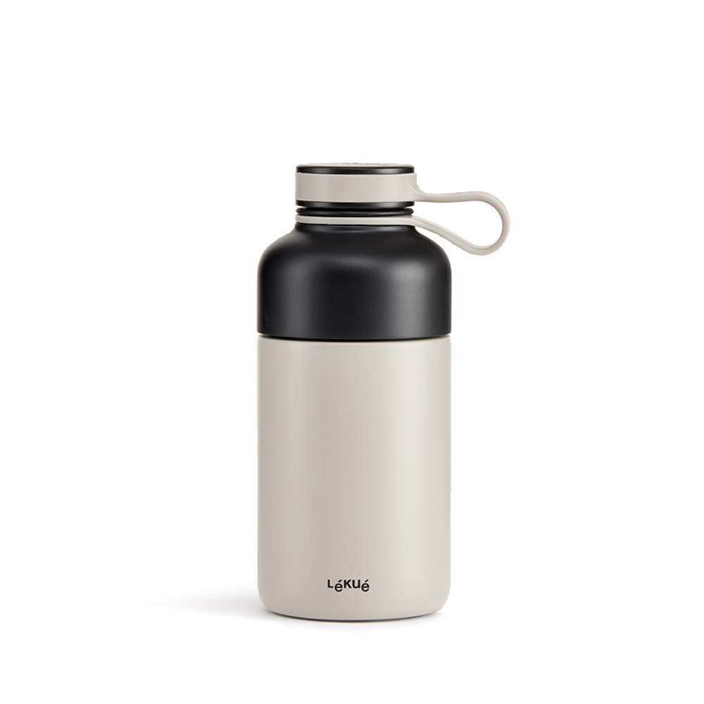 Termoláhev s infuzérem Lékué Insulated Bottle To Go 300/500 ml | šedá