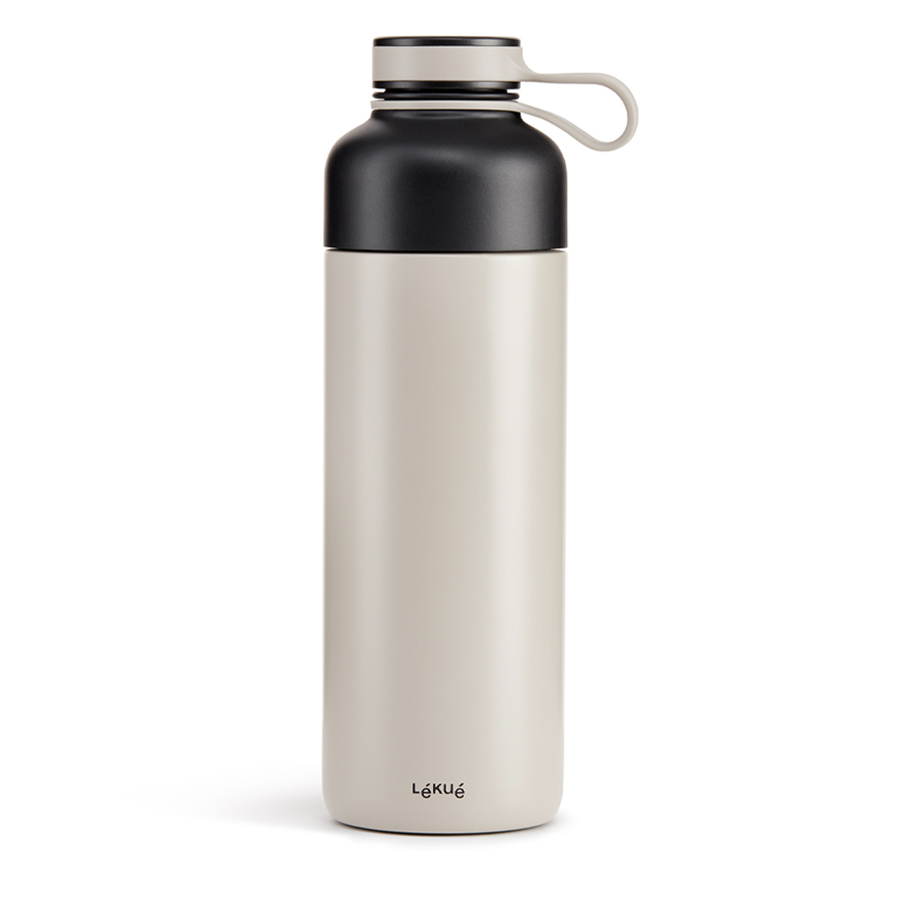 Termoláhev s infuzérem Lékué Insulated Bottle To Go 300/500 ml | šedá