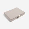 114053 6 sperkovnice stackers taupe classic charm jewellery box lid sedobezova