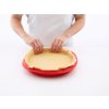 Zapékací forma s odnímatelným talířem na quiche Lékué Quiche Pan 28 cm | červená