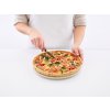 Zapékací forma s odnímatelným talířem na quiche Lékué Quiche Pan 28 cm | červená