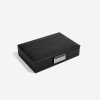 115686 5 sperkovnice stackers black lidded mini cufflink box cerny