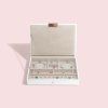 115761 sperkovnice stackers limited edition white rose gold charm jewellery box lid bila