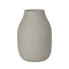117660 keramicka vaza blomus 15 cm 10 5 cm svetla seda