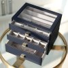 Šperkovnice Navy Pebble Classic - Set of 3 (se zásuvkami) Stackers